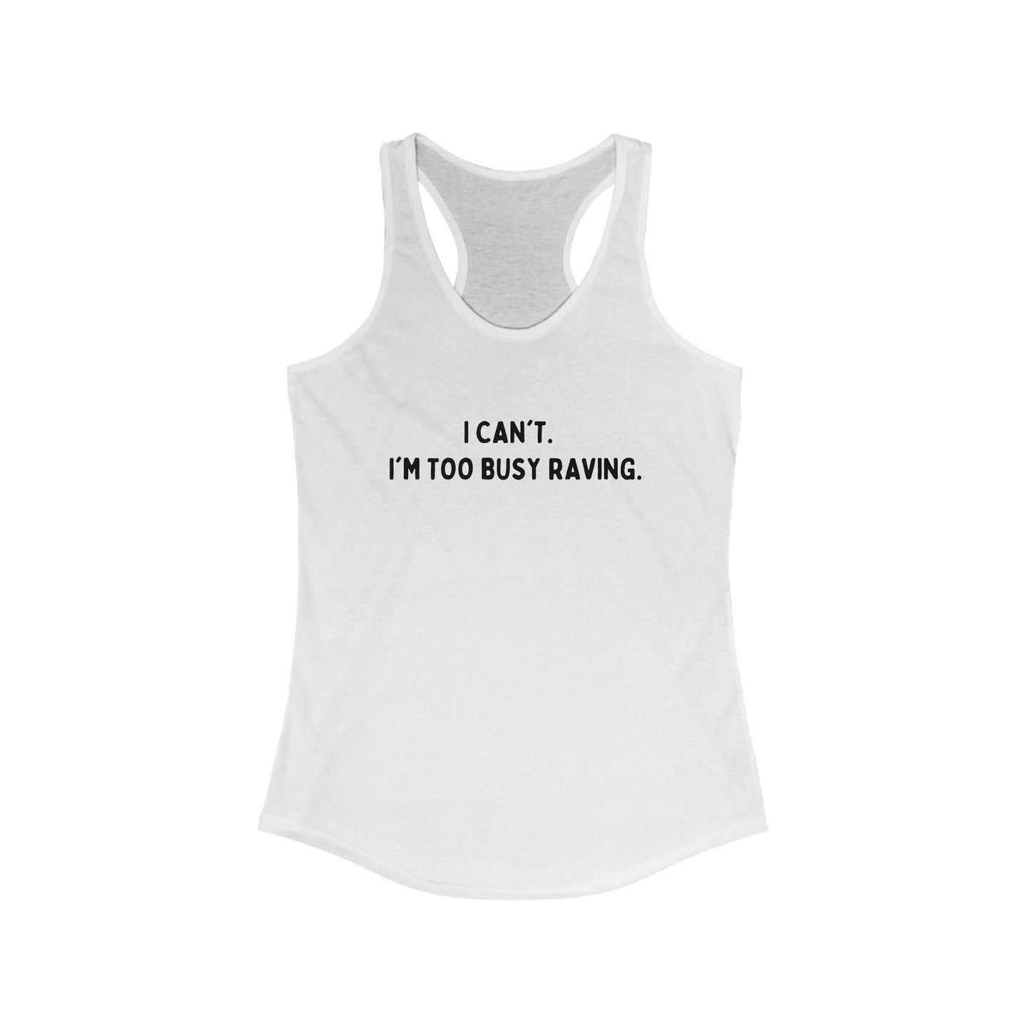 I Can't Printed Top | Women's Tank Top | RAVEIFYE