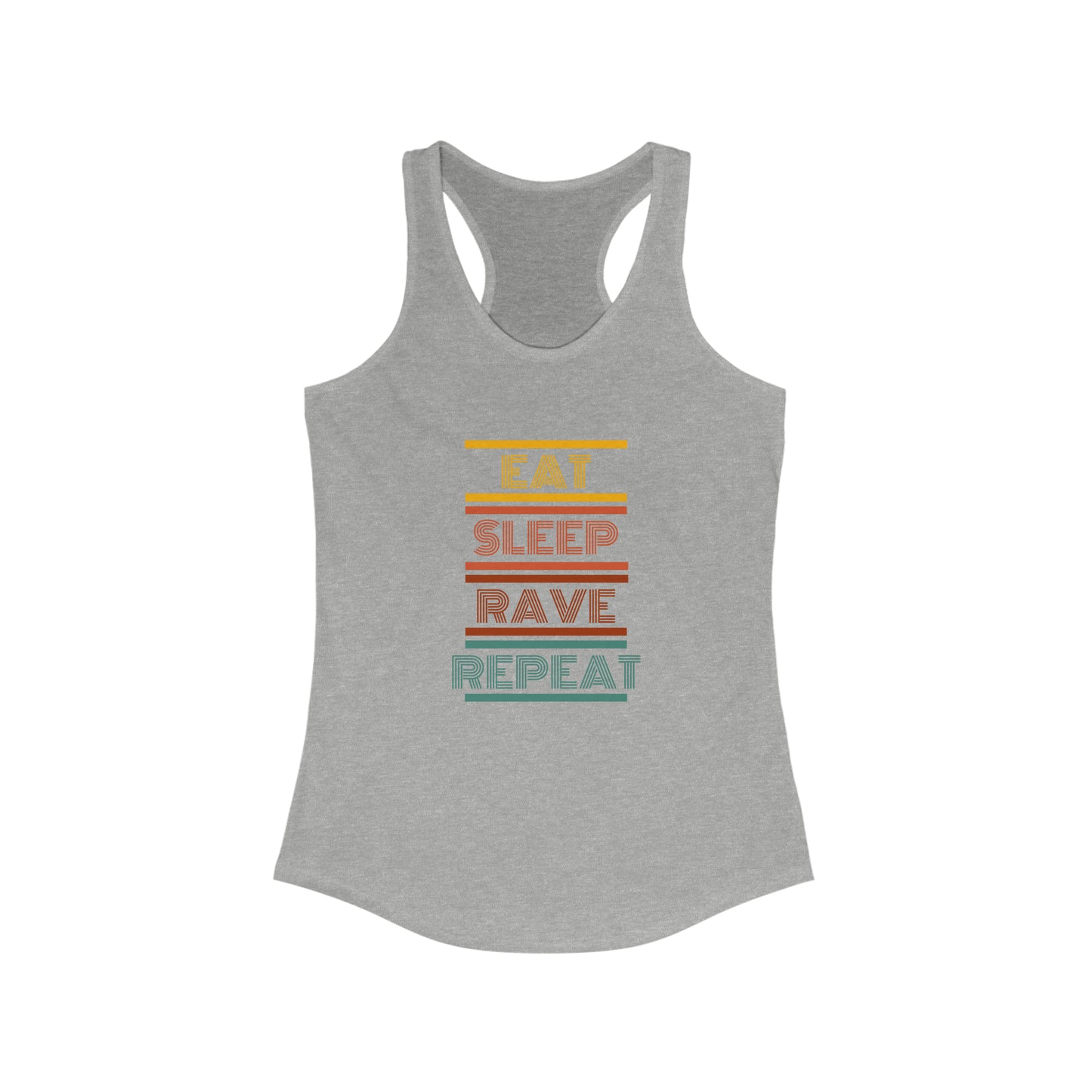 Eat Sleep Women's Tank Top | Retro Women's Tank Top | RAVEIFYE