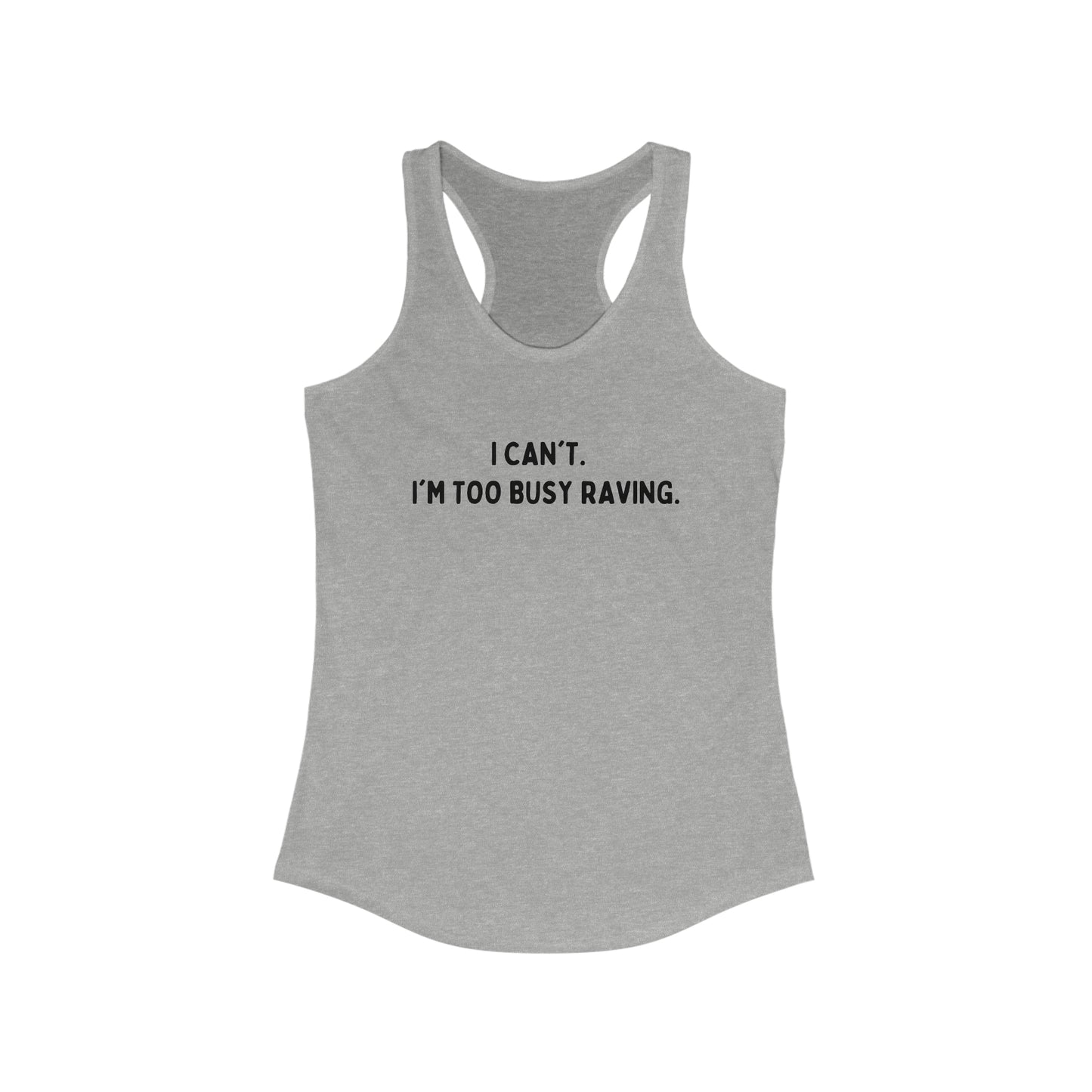 I Can't Printed Top | Women's Tank Top | RAVEIFYE