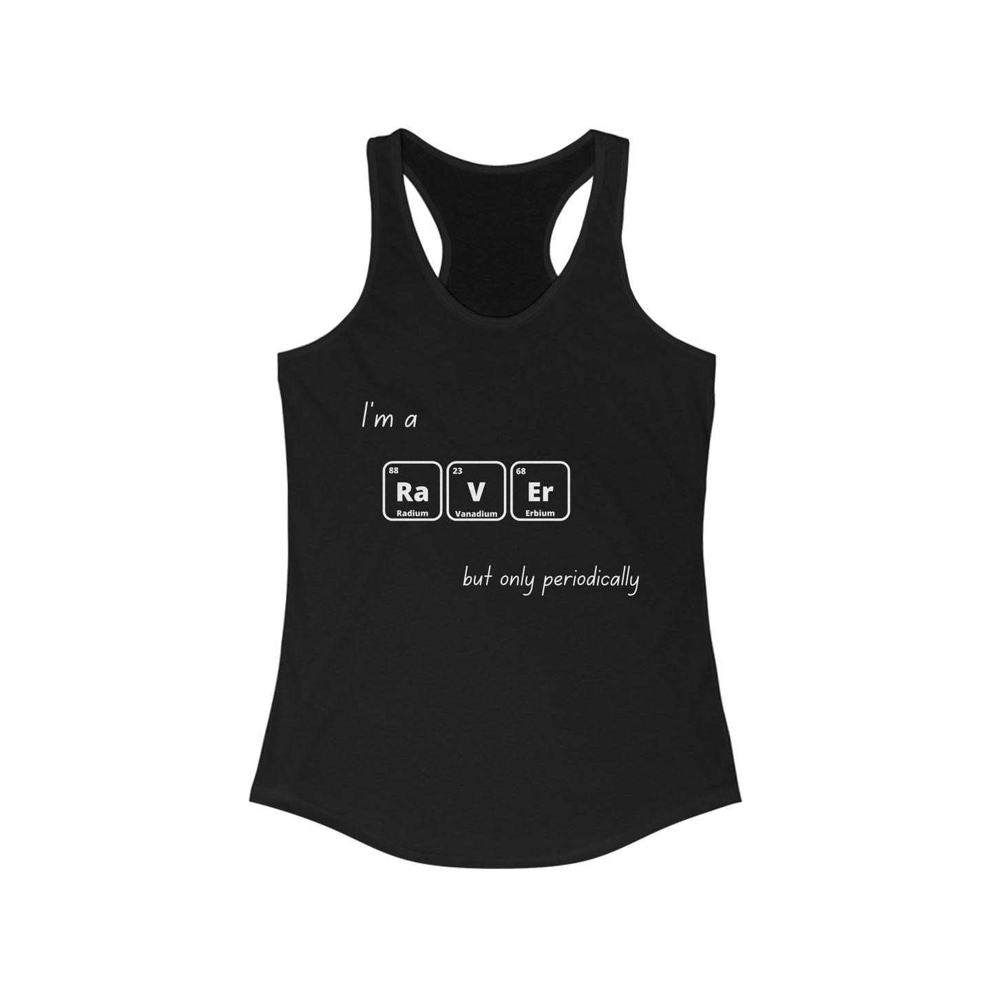 Raver Women's Tank Top | Periodic Tank Top | RAVEIFYE