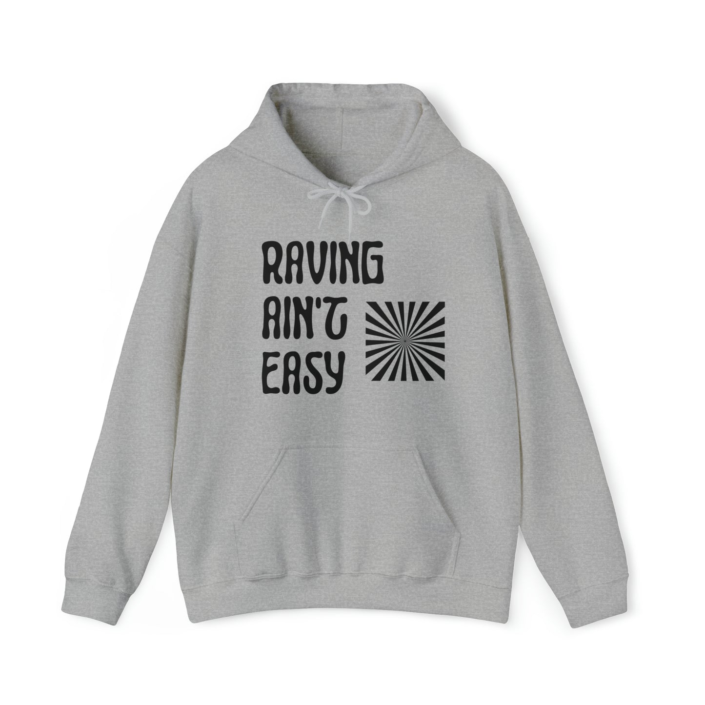 Grey Unisex Hoodie | Collusion Grey Hoodie | RAVEIFYE