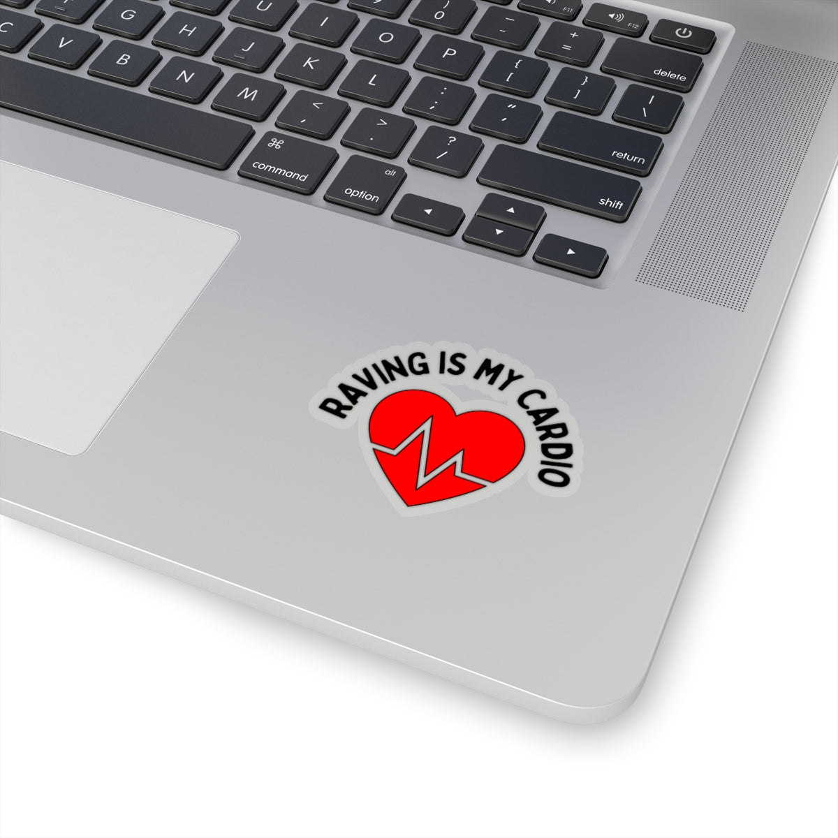 Laptop Cardio Kiss-Cut Stickers | Laptop Cardio Stickers | RAVEIFYE