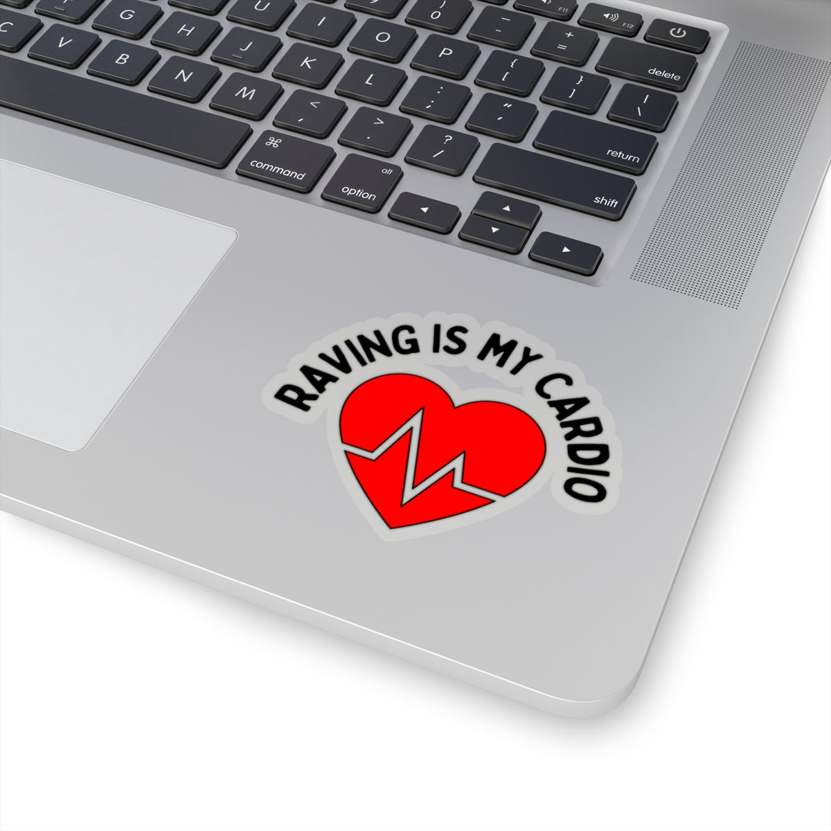 Laptop Cardio Kiss-Cut Stickers | Laptop Cardio Stickers | RAVEIFYE