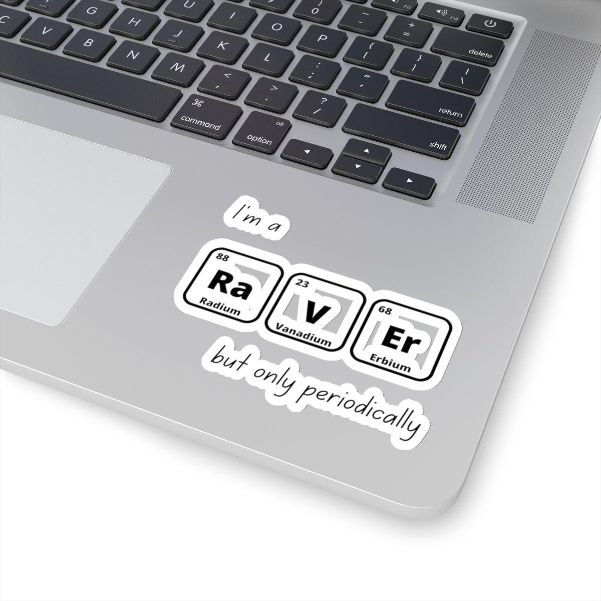 Periodic Raver Kiss-Cut Stickers | Periodic Cut Stickers | RAVEIFYE