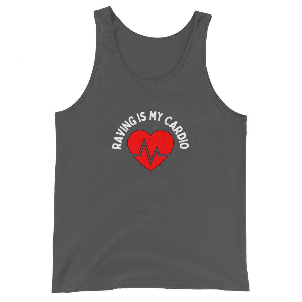 Cardio Men's Tank Top | Printed Tank Top | RAVEIFYE