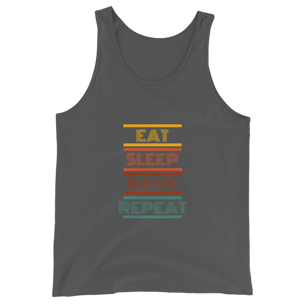 Retro Men's Tank Top | Black T-Shirt Tank Top | RAVEIFYE