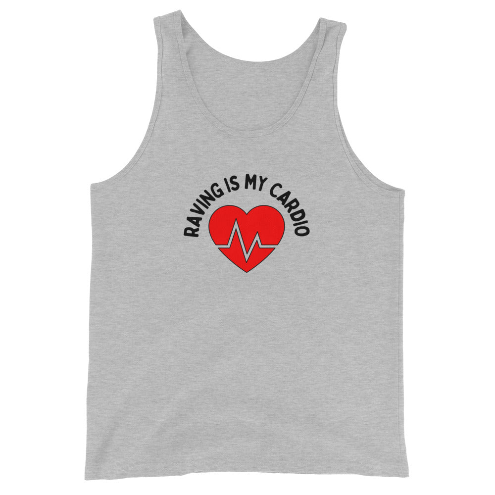 Cardio Men's Tank Top | Printed Tank Top | RAVEIFYE