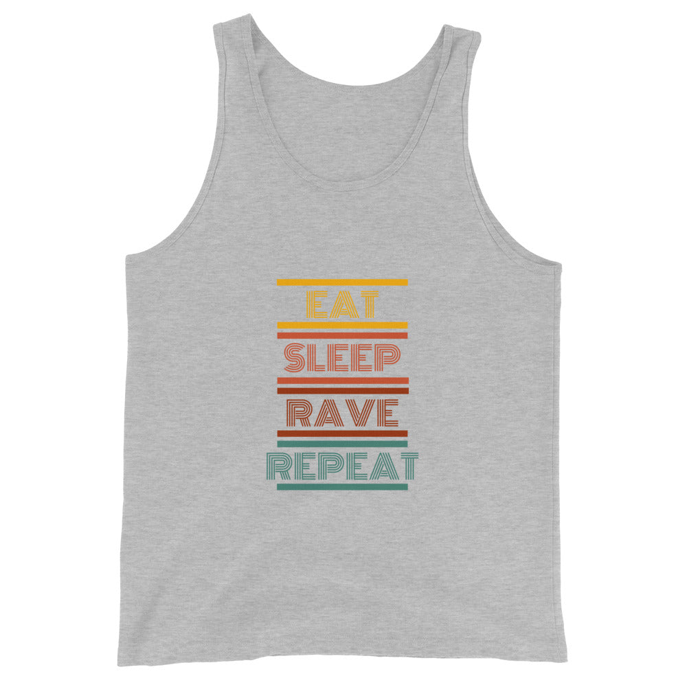 Retro Men's Tank Top | Black T-Shirt Tank Top | RAVEIFYE