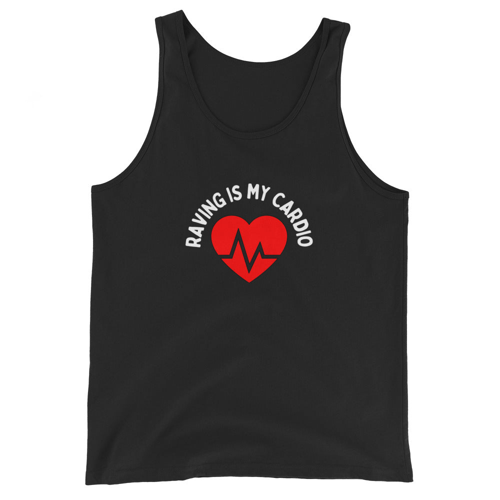 Cardio Men's Tank Top | Printed Tank Top | RAVEIFYE