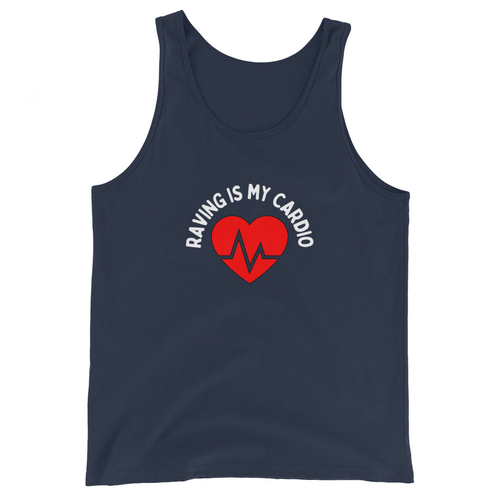 Cardio Men's Tank Top | Printed Tank Top | RAVEIFYE