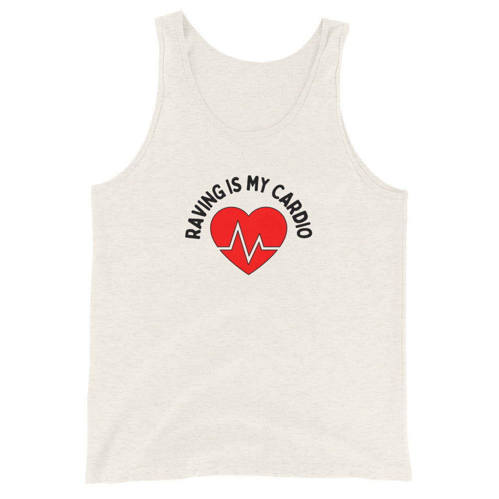 Cardio Men's Tank Top | Printed Tank Top | RAVEIFYE