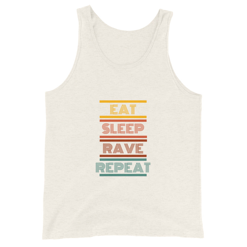 Retro Men's Tank Top | Black T-Shirt Tank Top | RAVEIFYE