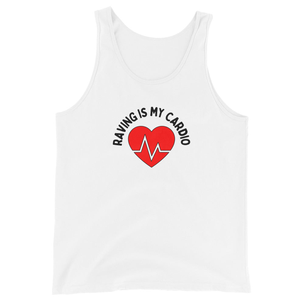 Cardio Men's Tank Top | Printed Tank Top | RAVEIFYE