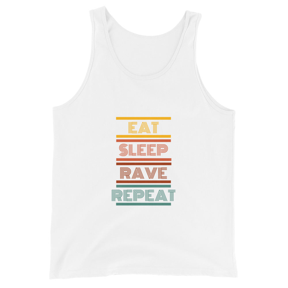 Retro Men's Tank Top | Black T-Shirt Tank Top | RAVEIFYE