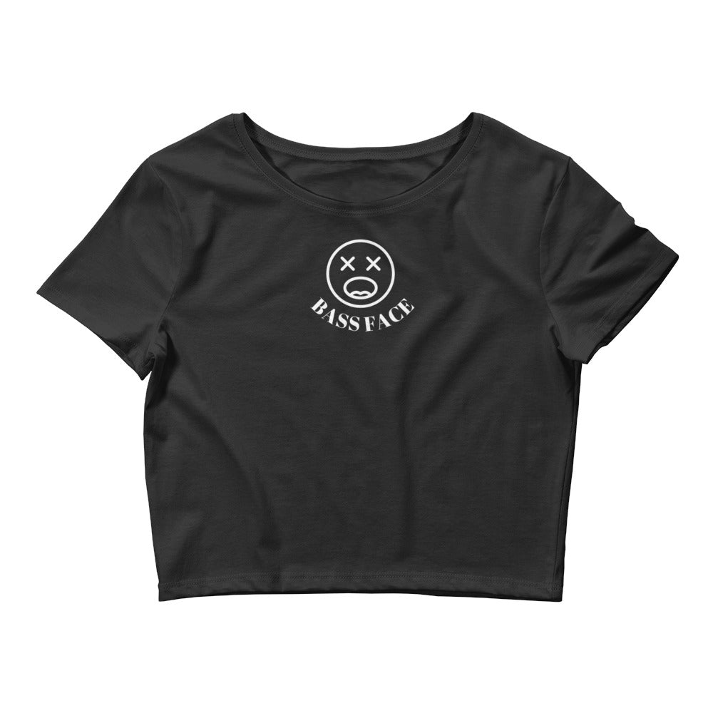 Bass Face Crop Top | Fabric Bass Face Top | RAVEIFYE